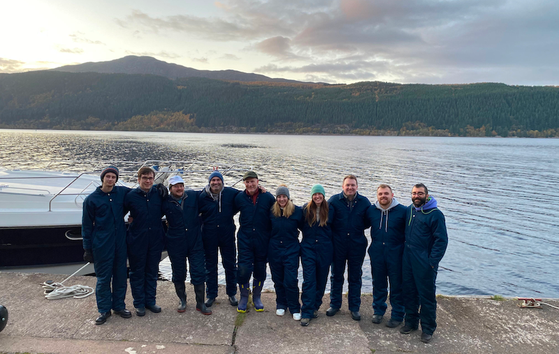 SeaGen team at Loch Ness